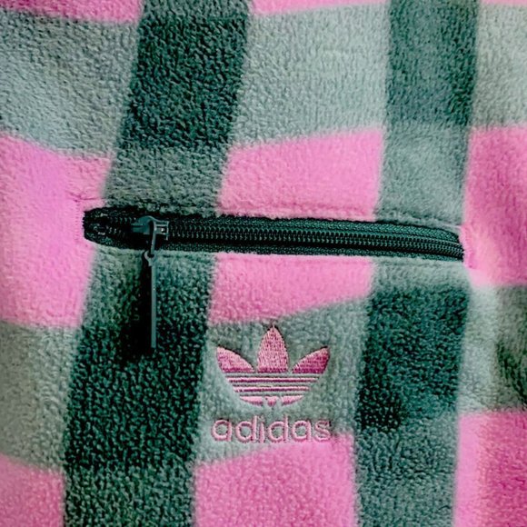 Brand New Adidas Half-Zip Polar Fleece Sweatshirt Coat - Picture 11 of 13
